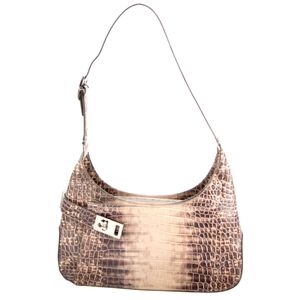 💯 Authentic Salvatore Ferragamo Python Leather Small Shoulder Bag